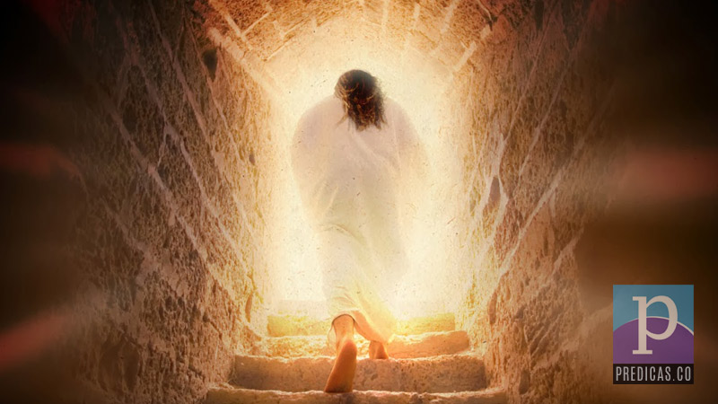 Cristo saliendo de la tumba